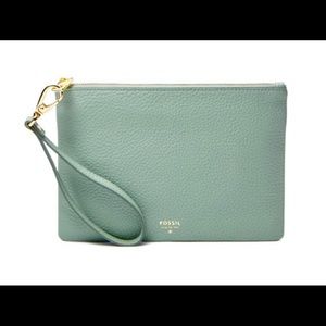 NWT Fossil Sea Glass Large Wristlet